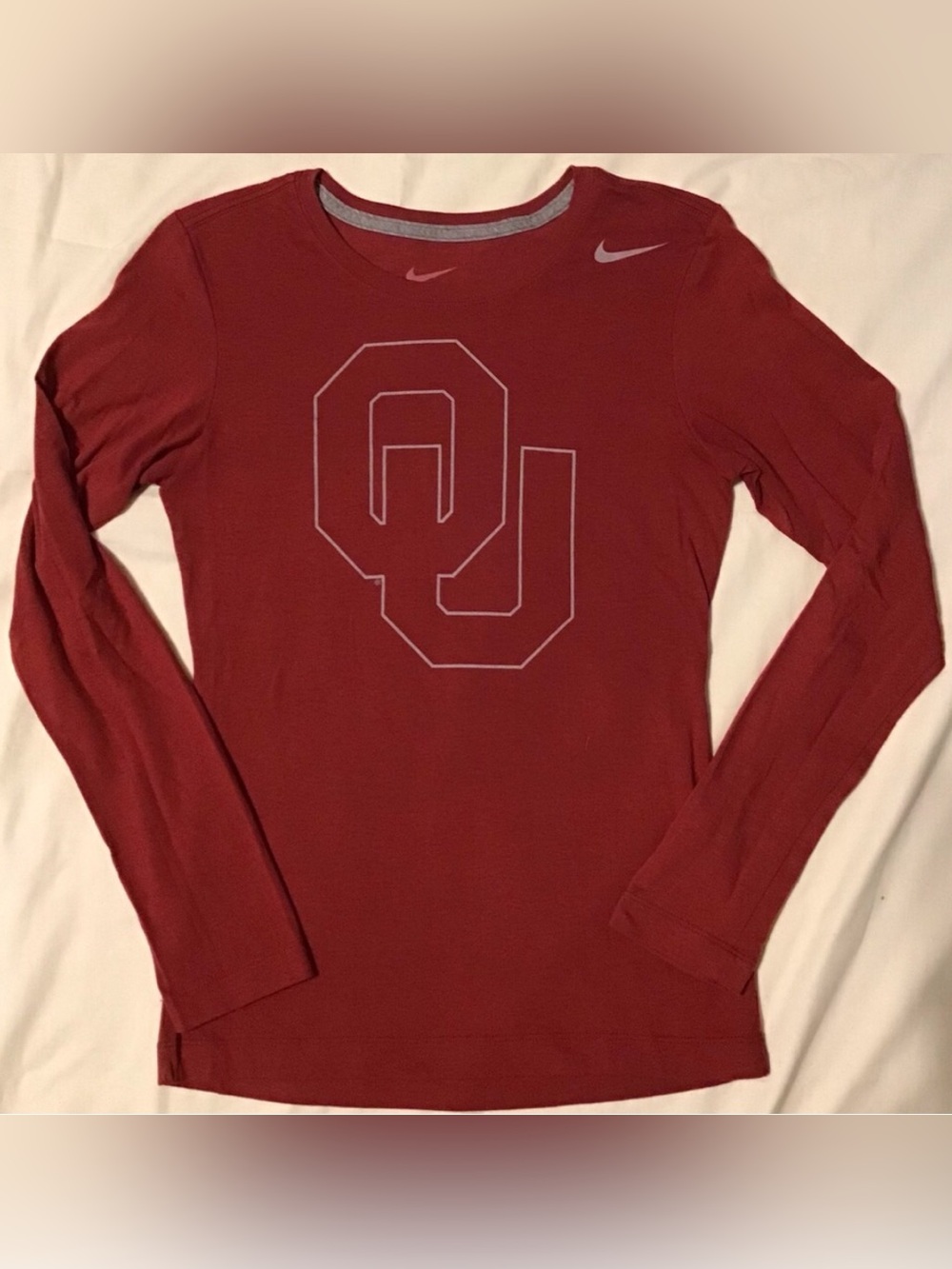 Nike Women's Crimson Long Sleeve Tee